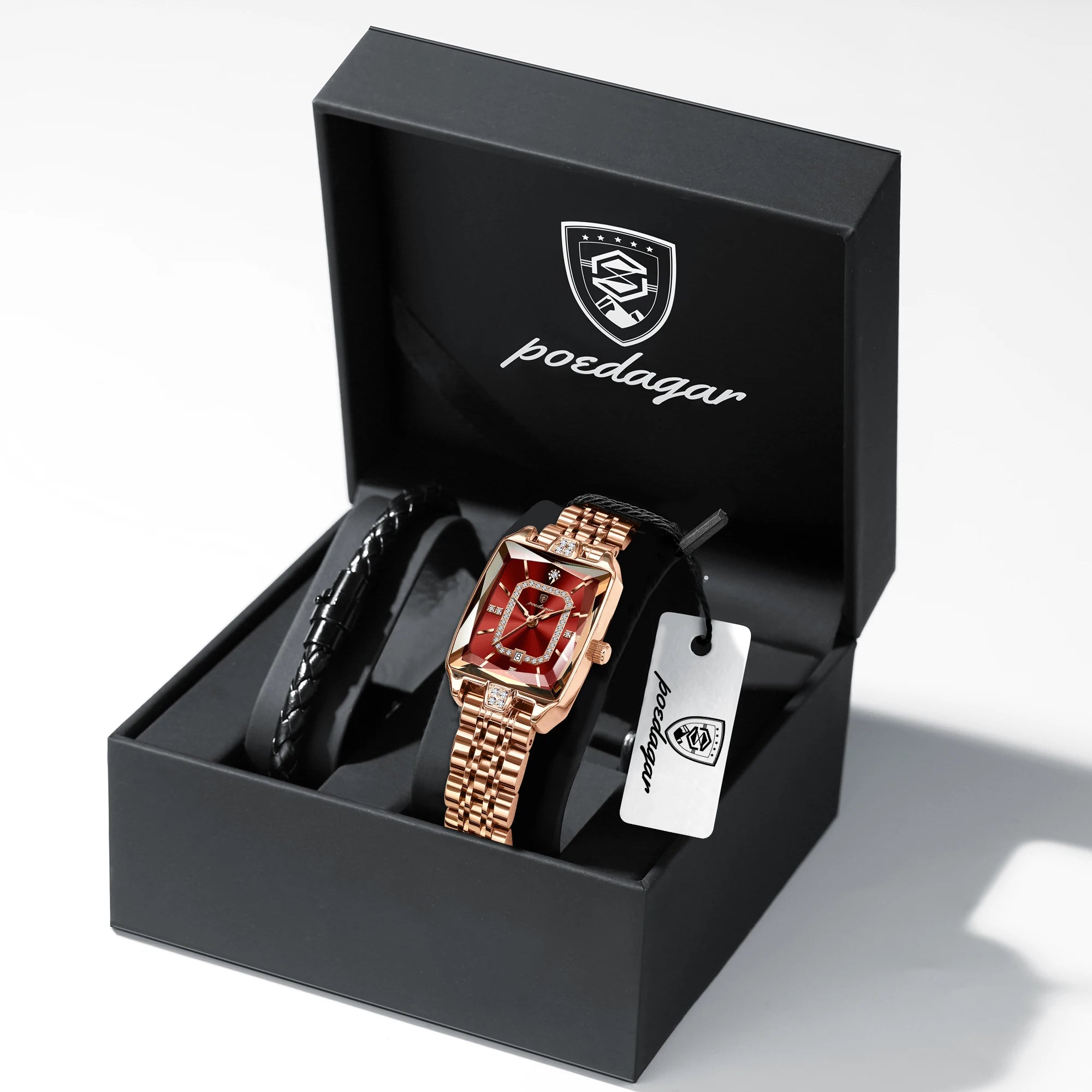 POEDAGAR Slim – Waterproof Date Ladies Wristwatch