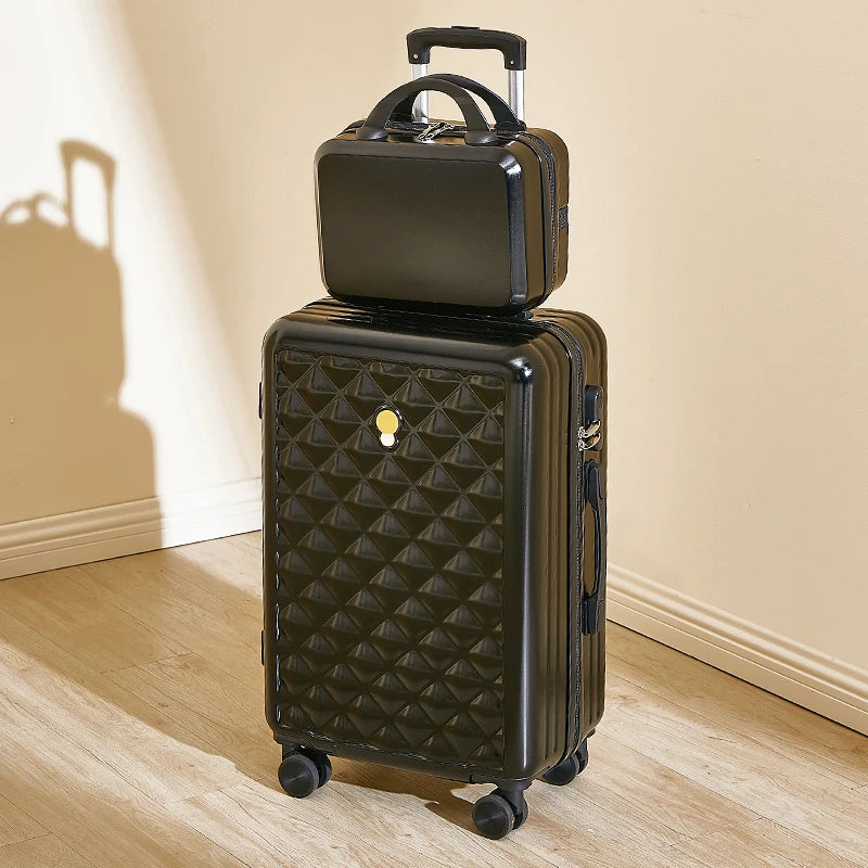 Luggage Student Female New 20 inch Small Silent Universal Wheel Suitcase 24 Large Capacity Durable Password Trolley Box Suit