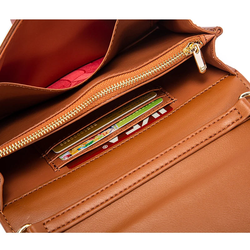 CHCH Magnetic Flip Chain Bag for Women – Small Square Shoulder Wallet Bag