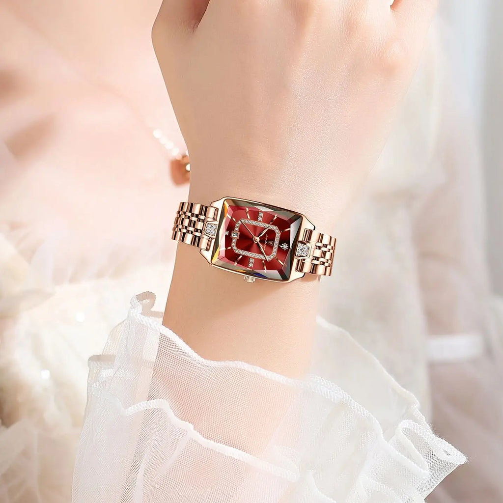 POEDAGAR Slim – Waterproof Date Ladies Wristwatch